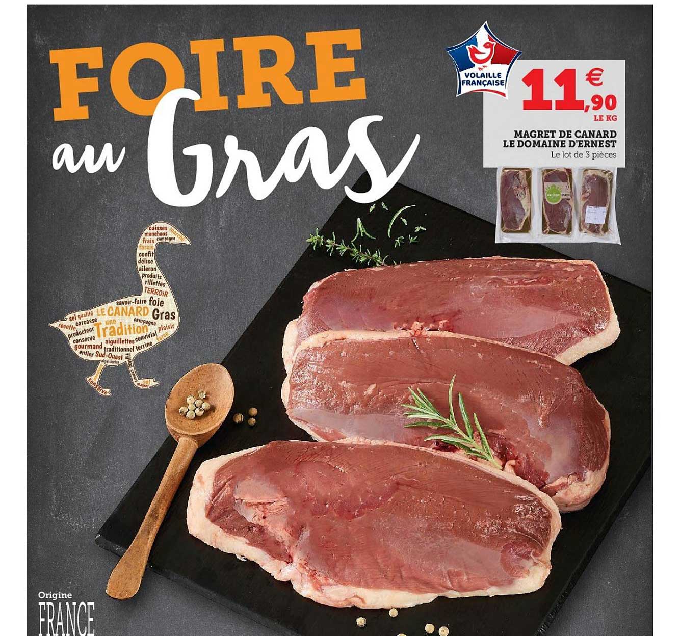 magret de canard le domaine d'ernest