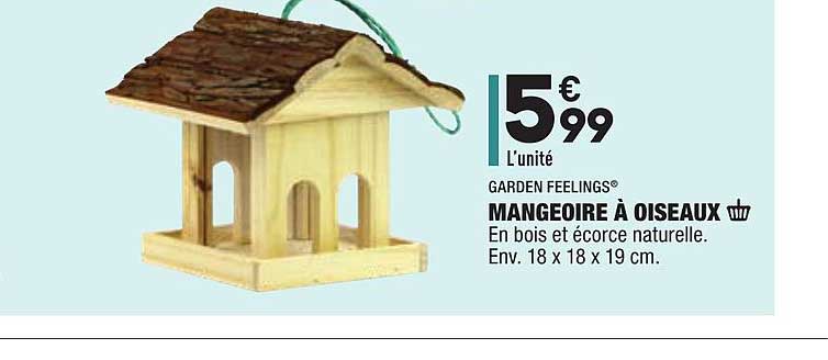 mangeoire à oiseaux garden feelings