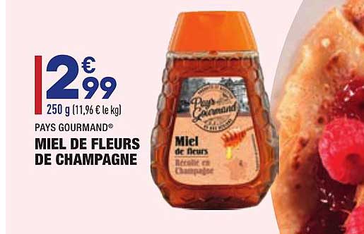 miel de leurs de champagne pays gourmand
