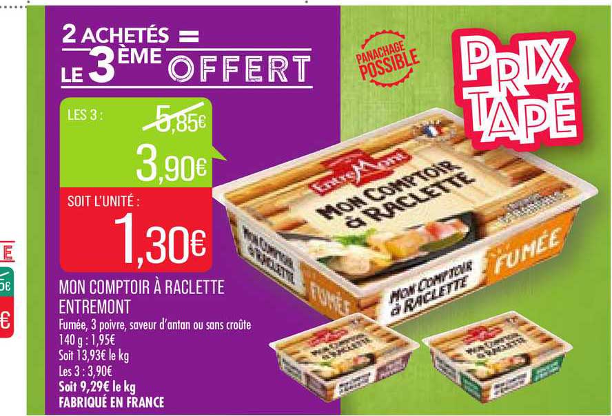 mon comptoir à raclette entremont