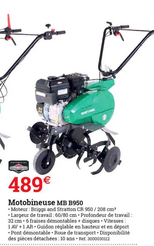 motobineuse mb b950