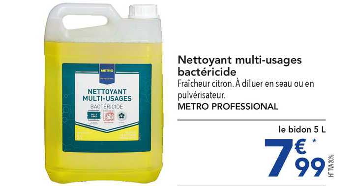 nettoyant multi-usages bactéricide