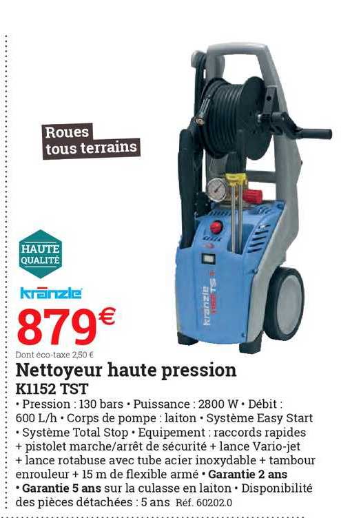 nettoyeur haute pression k1152 tst