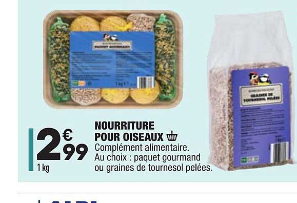 nourriture pour oiseaux