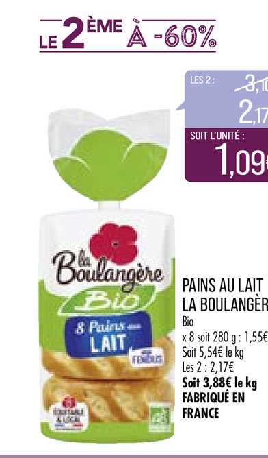 Pains Au Lait La Boulangère