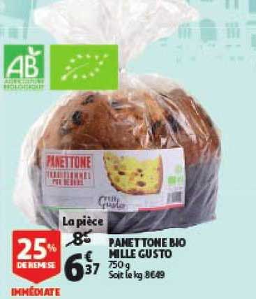 Panettone Bio Huile Gusto