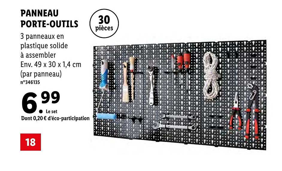panneau porte-outils