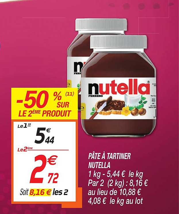 Pâte à Tartiner Nutella