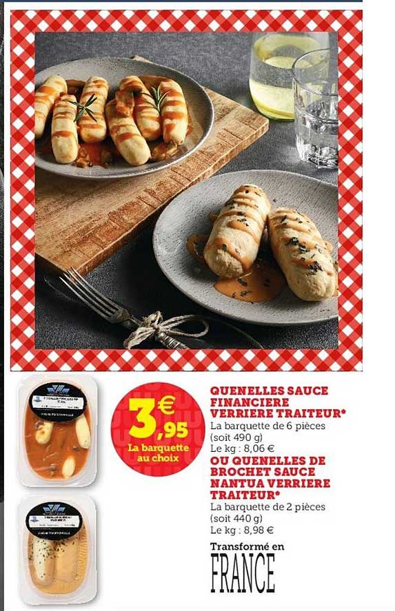 quenelles sauce financière verrière traiteur ou quenelles de brochet sauce nantua verrière traiteur