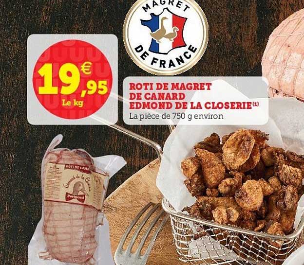 rôti de magret de canard edmond de la closerie