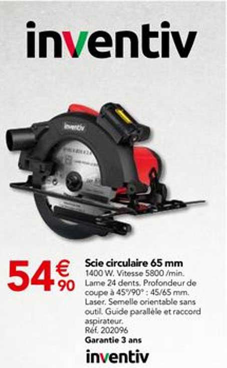 Scie Circulaire 65 Mm Inventiv