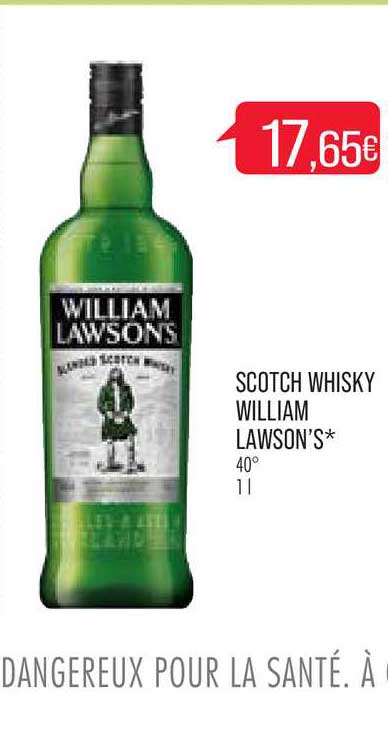 scotch whisky william lawson's
