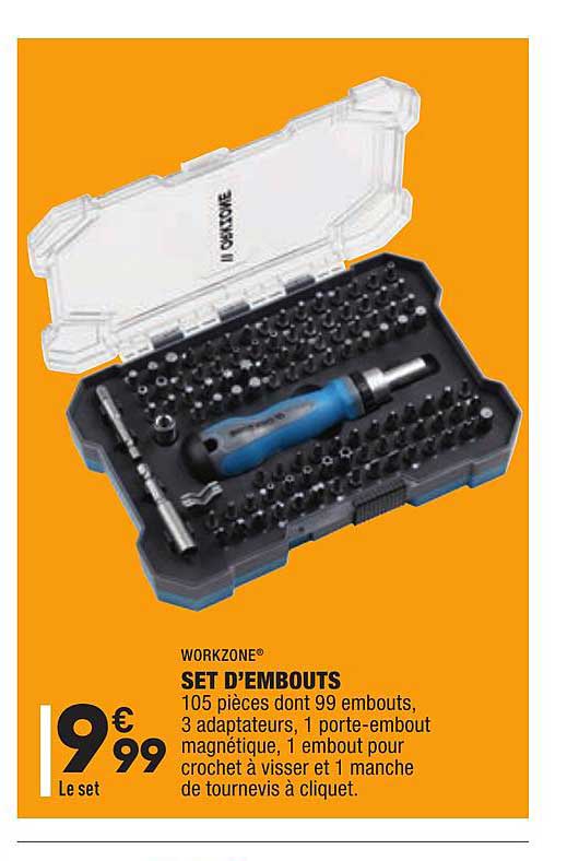 set d'embouts workzone