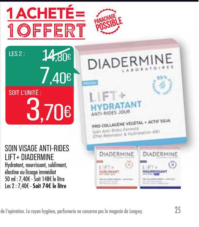 soin visage anti-rides lift + diadermine