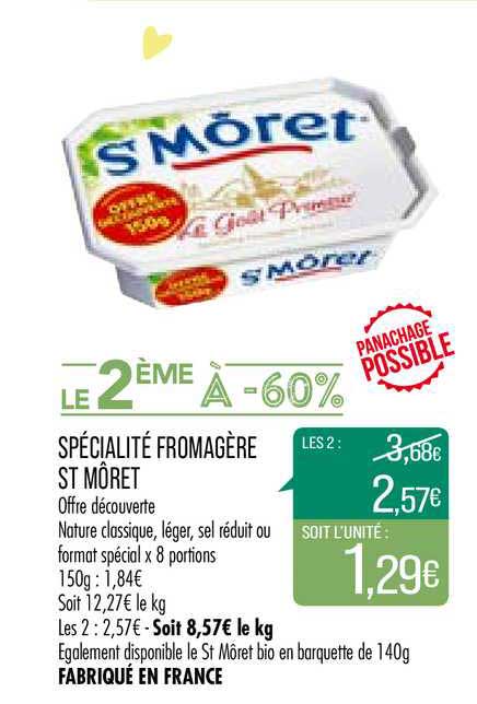 spécialité fromagère st môret