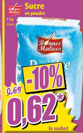 sucre en poudre bonnes malices