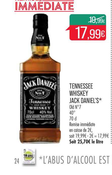 tennessee whiskey jack daniel's