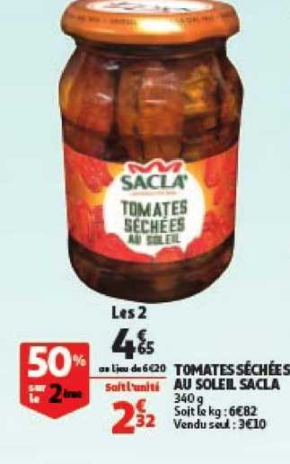 Tomates Séchées Au Soleil  Socla