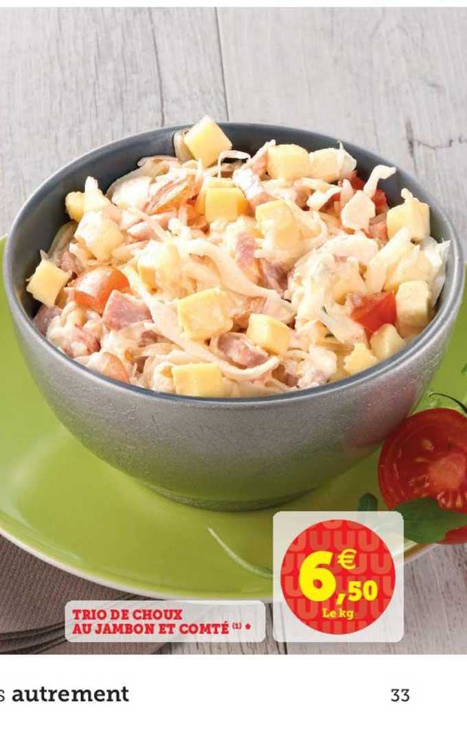 Trio De Choux Au Jambon Et Comté