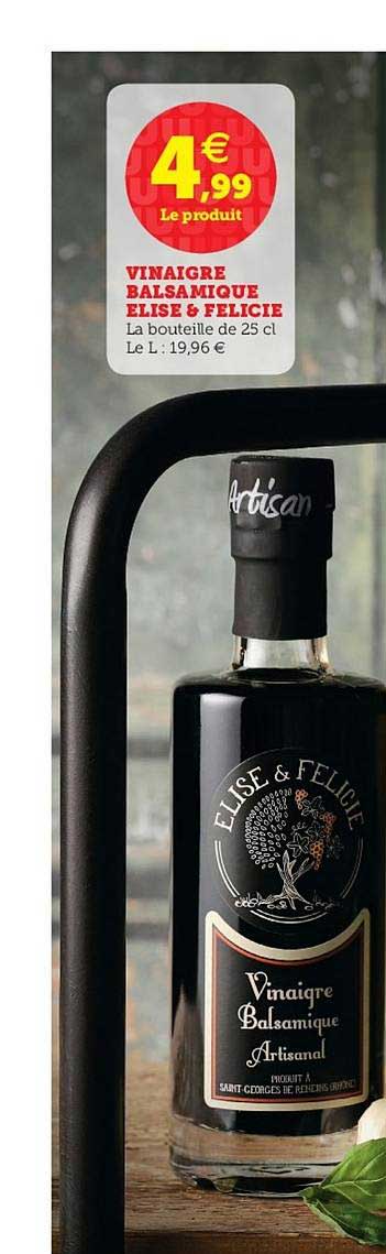 vinaigre balsamique elise & felicie
