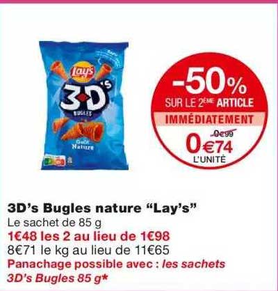 3d's Bugles Nature "lay's"