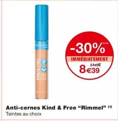 anti-cernes kind & free "rimmel"