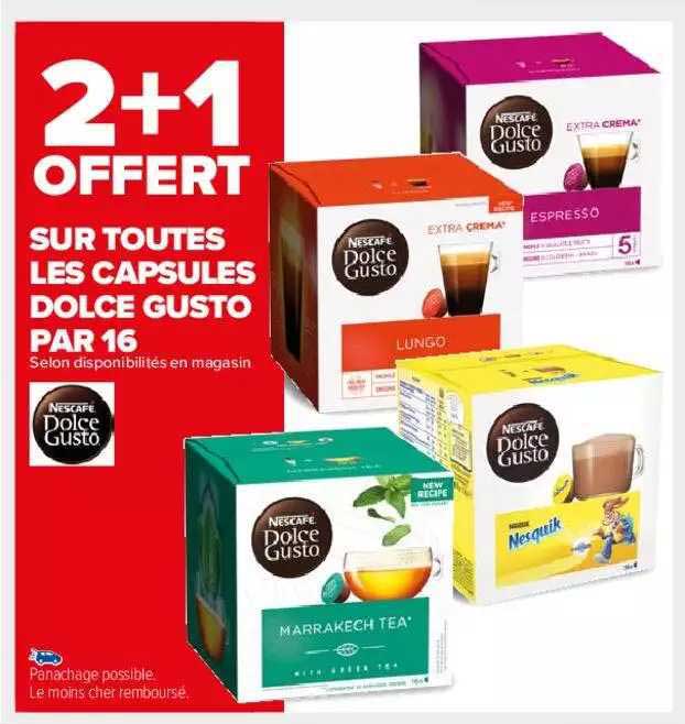 capsules dolce gusto par 16