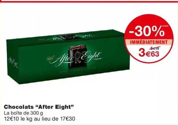chocolats "after eight"