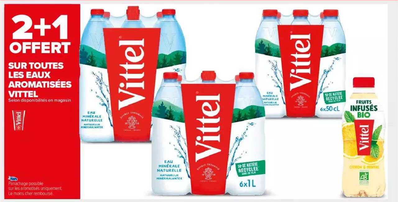 eaux aromatisées vittel