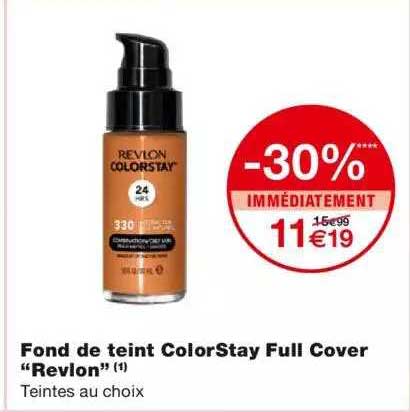 fond de teint colorStay full cover "revlon"