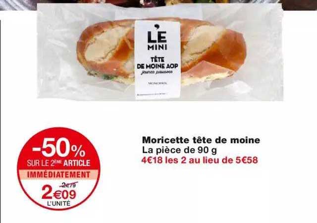 moricette tête de moine