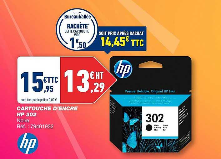 cartouche d'encre hp 302