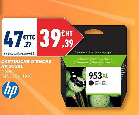 cartouche d'encre hp 953xl