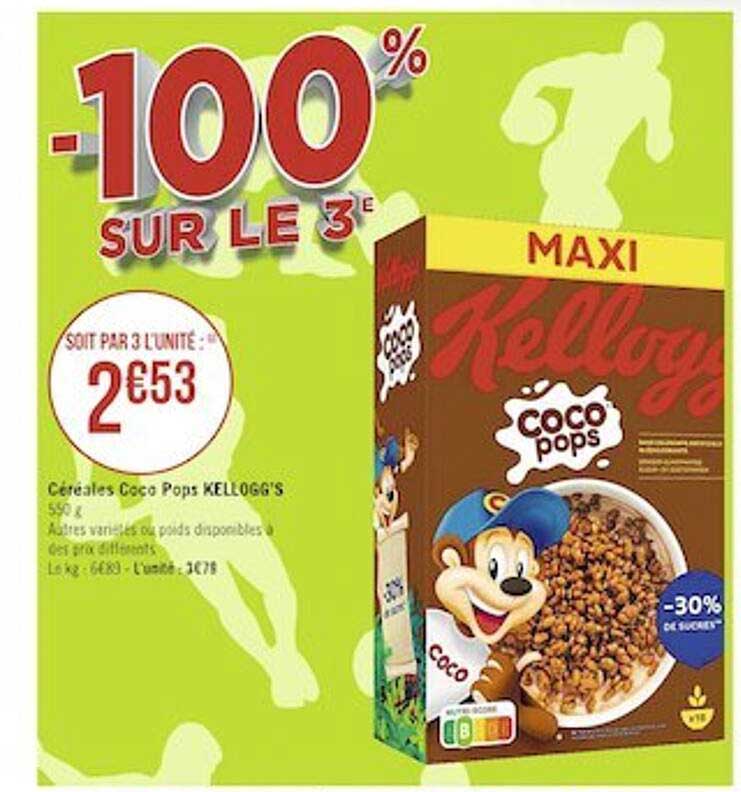 céréales coco pops kellogg's