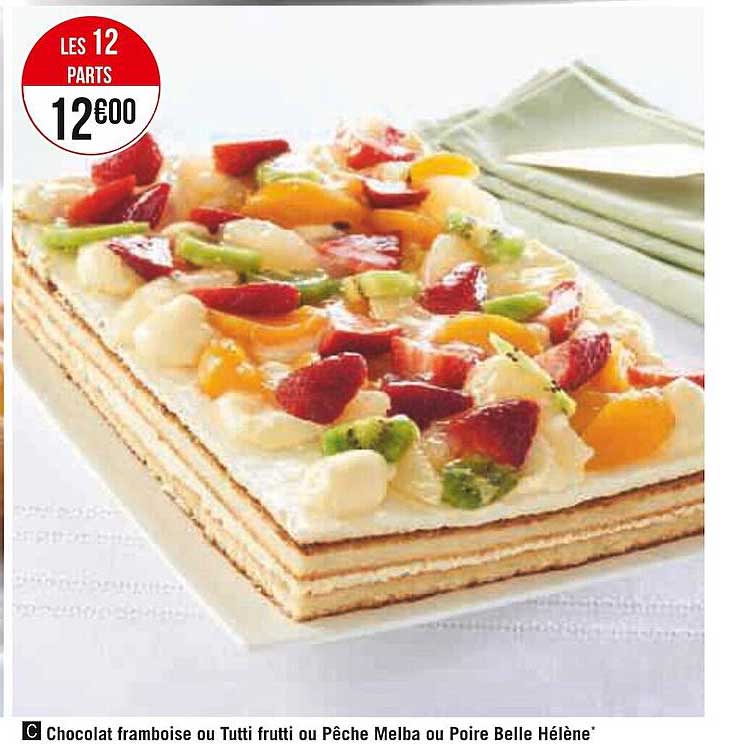 chocolat framboise ou tutti fruitti ou pêche melba ou poire belle hélène