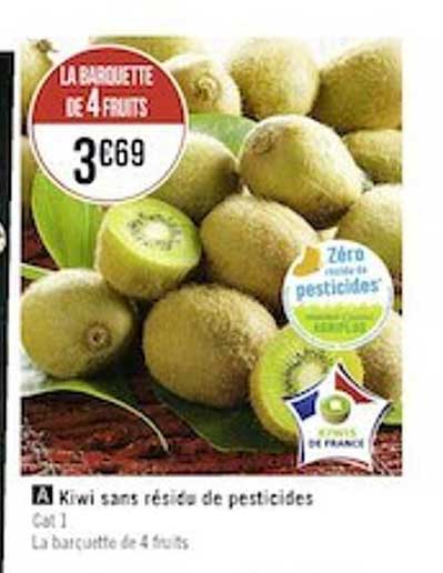 kiwi sans résidu de pesticides