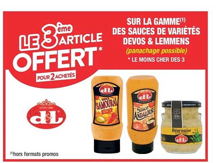 La Gamme Des Sauces De Variétés Devos & Lemmens