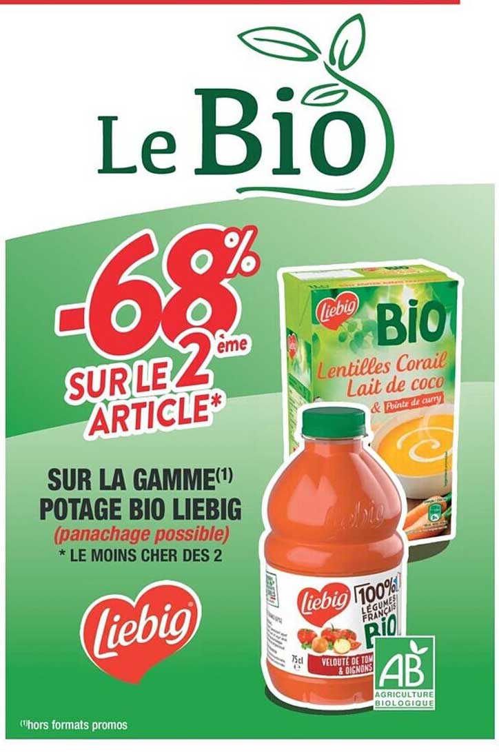 La Gamme Potage Bio Liebig