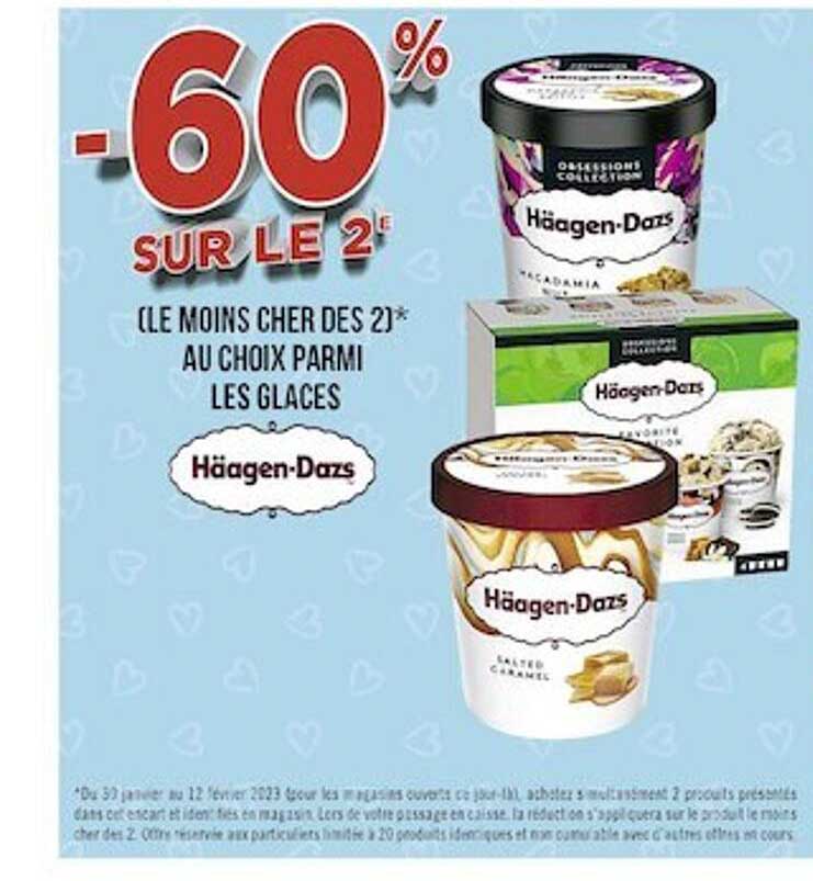les glaces häagen-dazs