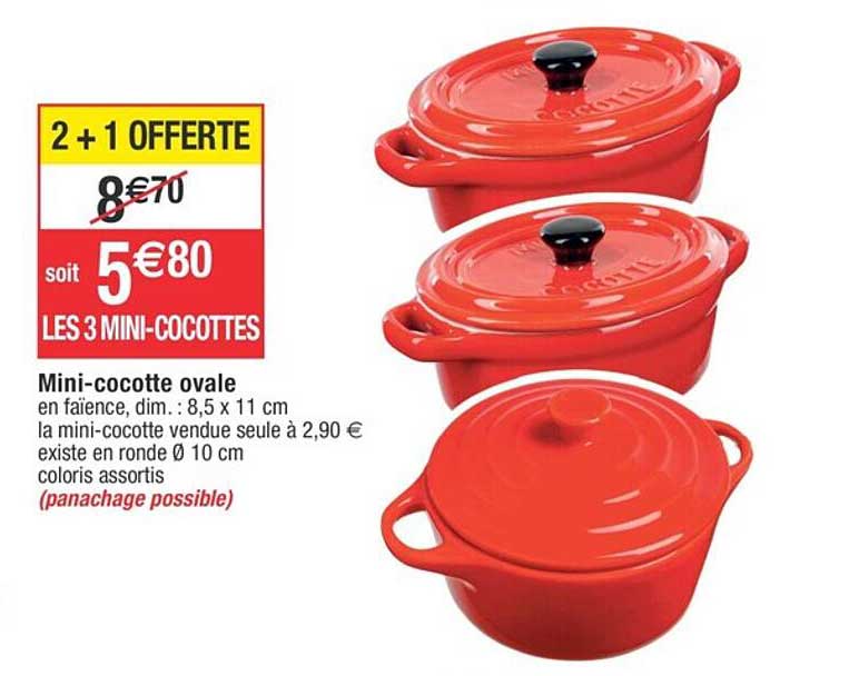 Mini-cocotte Ovale