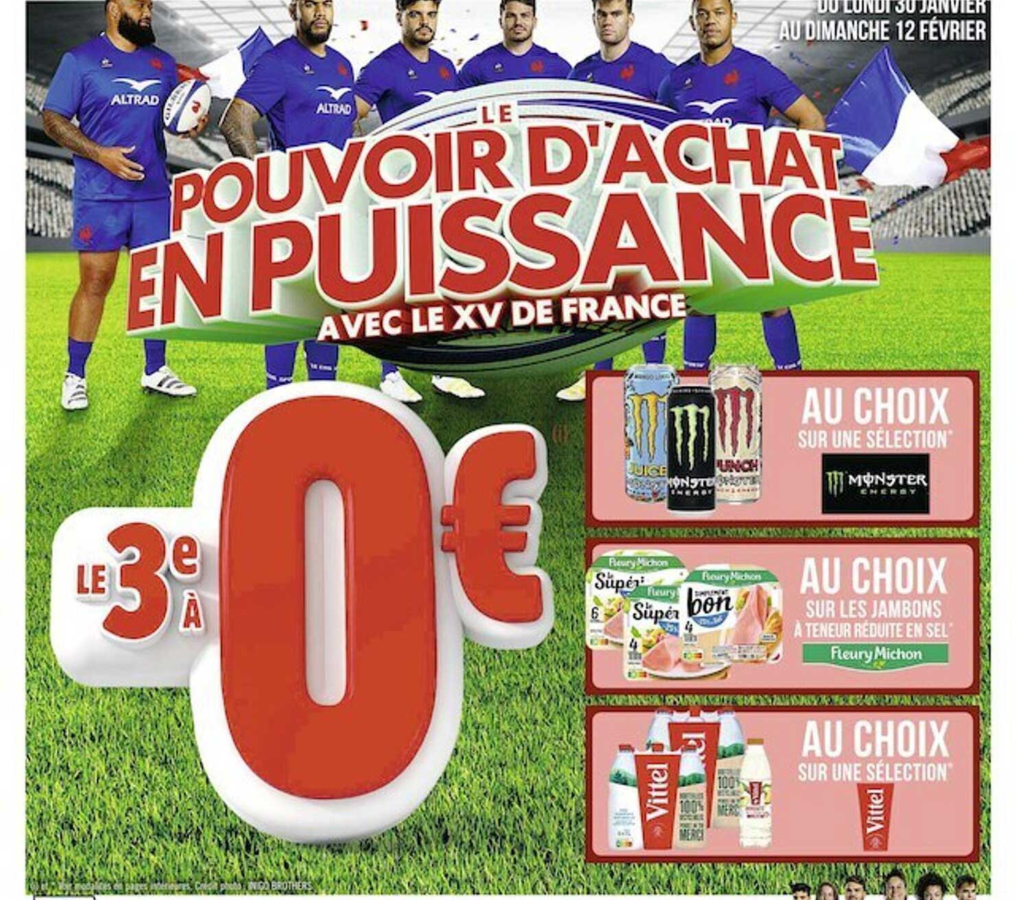 monster, jambons à teneur réduite en sel fleury michon, vittel