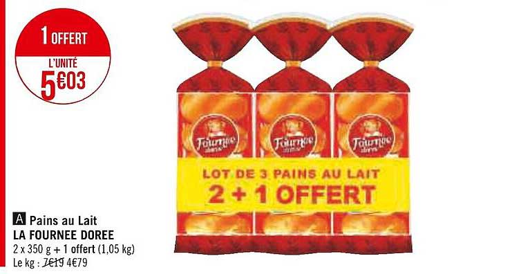 pains au lait la fournée dorée