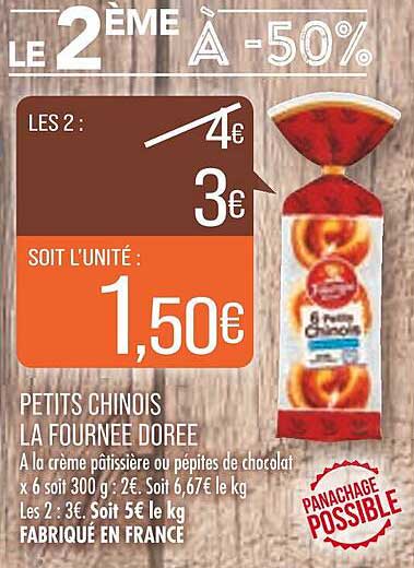 petits chinois la fournée dorée