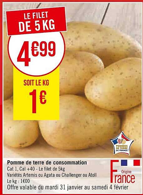 Pomme De  Terre De Consommation