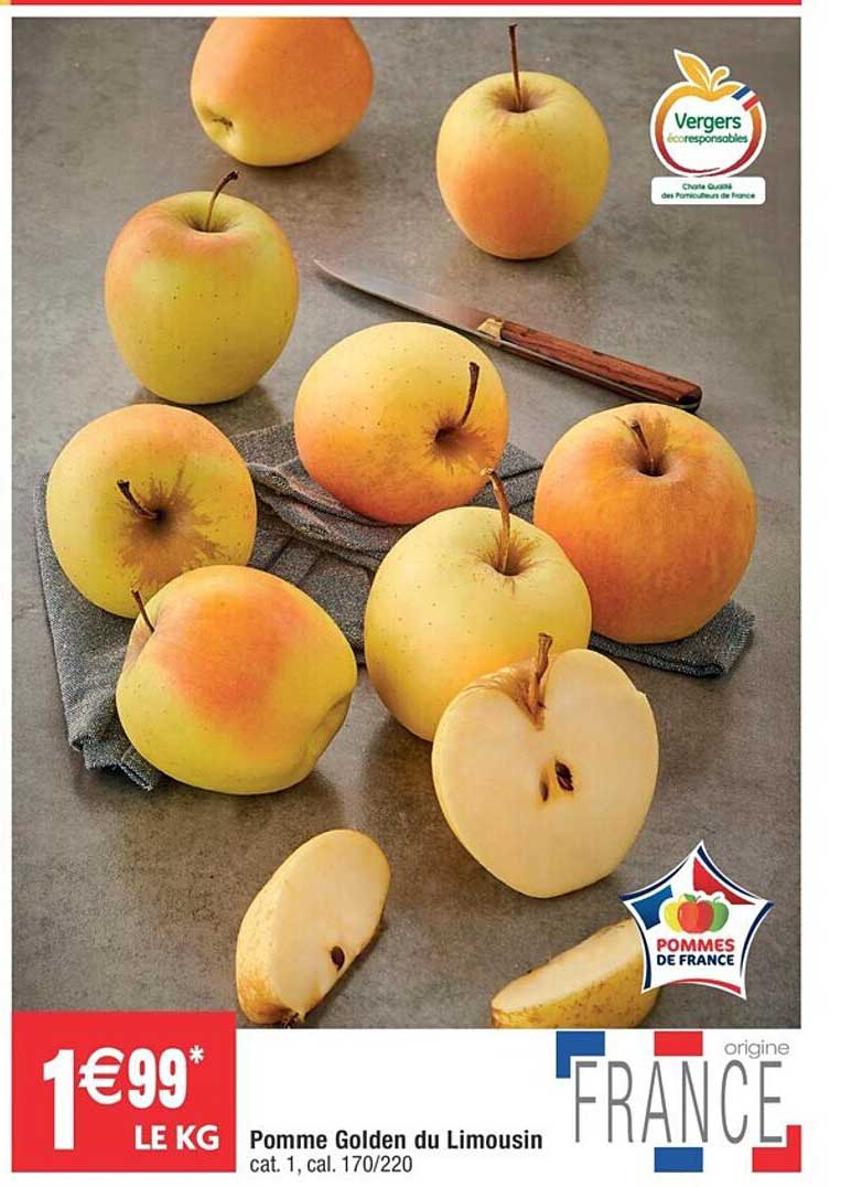 pomme golden du limousin