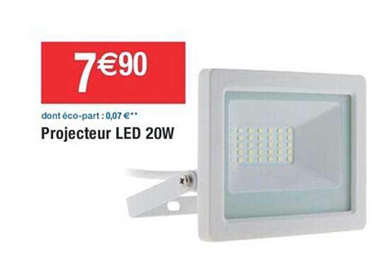 projecteur led 20w