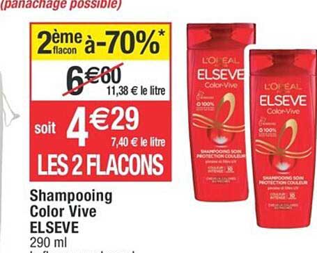 shampoing color vive elseve