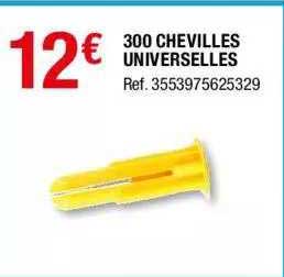 300 Chevilles Universelles