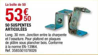 50 suspentes articulées
