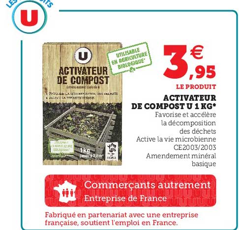 activateur de compost u 1 kg